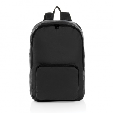 Logo trade promotional items image of: Dillon AWARE™ RPET foldable classic backpack